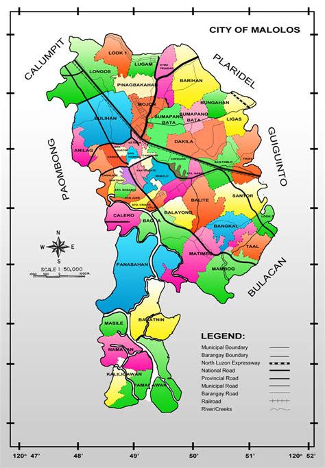 Malolos Map .